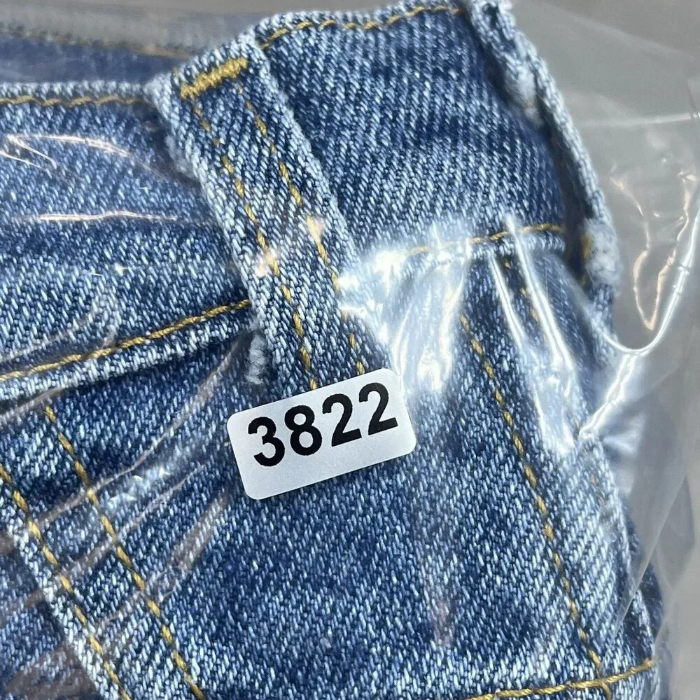 Vintage 80s LEE Sexy Chic Mom Tapered Jeans Womens SZ 31x30 High-Waist Acid-Wash - Picture 13 of 14